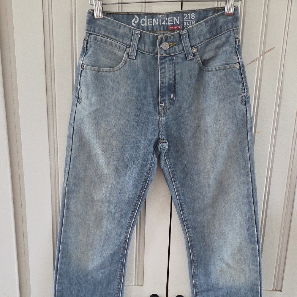 Denizen from Levis Boys 218 Slim Straight Fit Denim Jeans 12 Reg